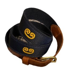 Leather man LTD Men’s Navy Canvas Belt size 38